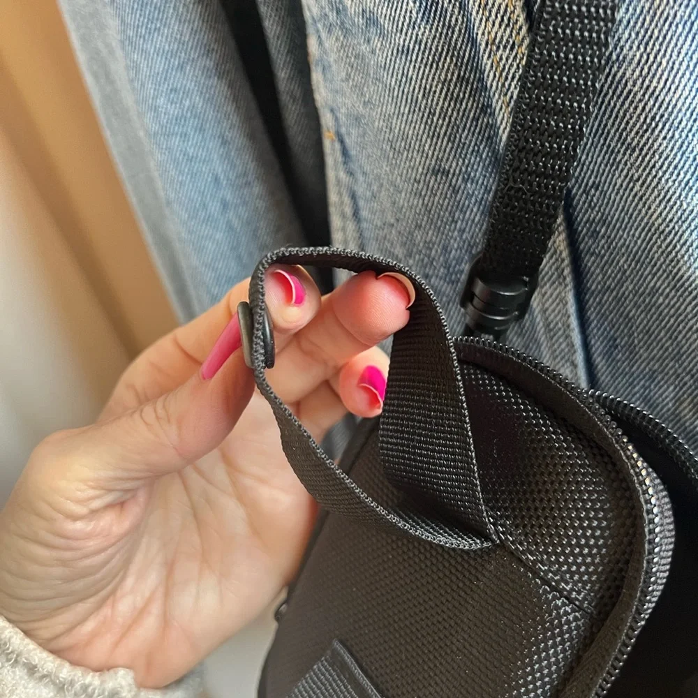 EUC Sony crossbody camera bag black
